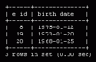 Выбор данных с помощью Date