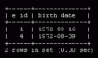 Выбор данных с помощью Date